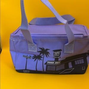 Trader Joe's Purple Insulated Tote Bag